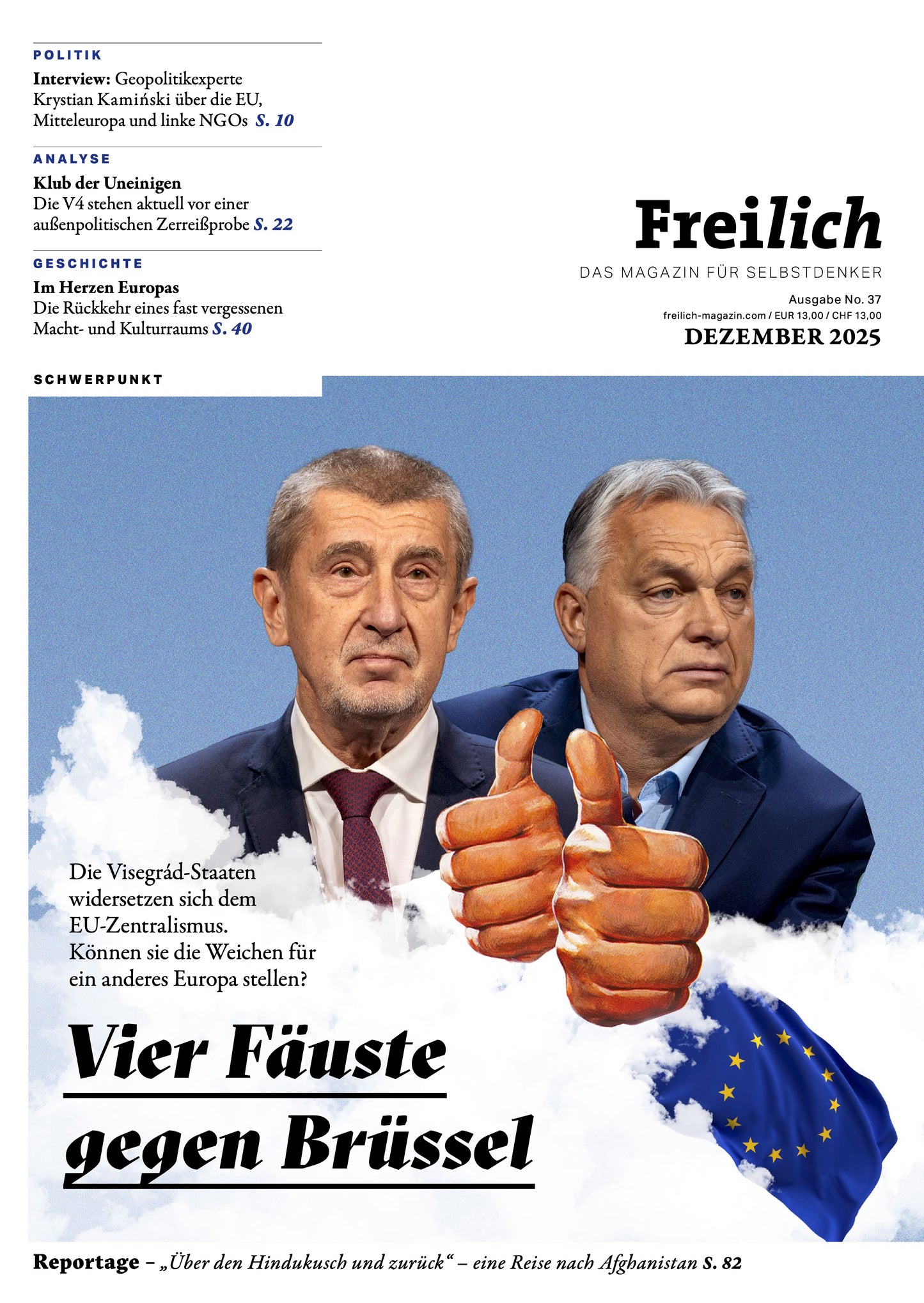 FREILICH 37: Vier gegen Brüssel